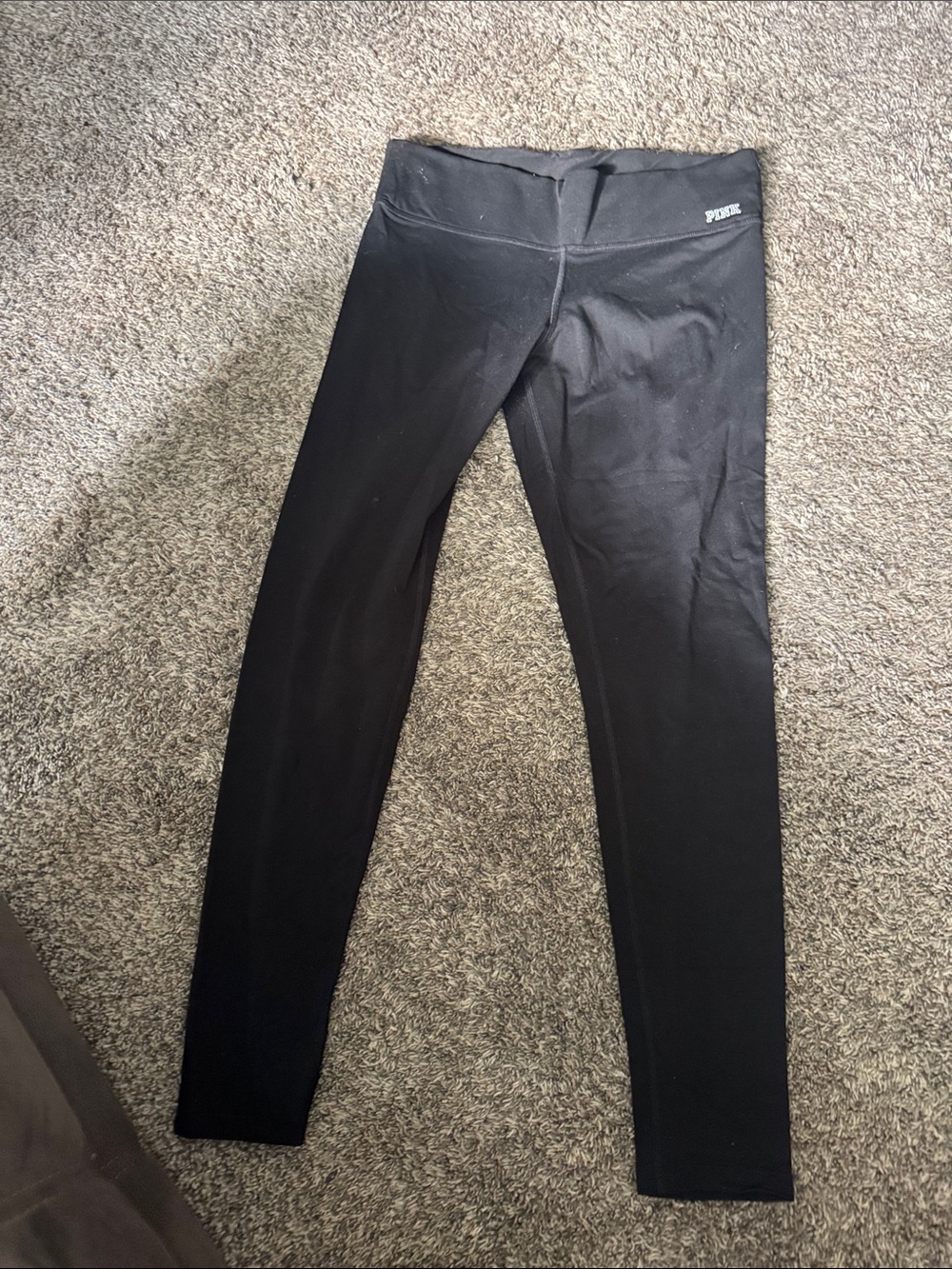 PINK Victoria's Secret Black High-Waist Jeggings